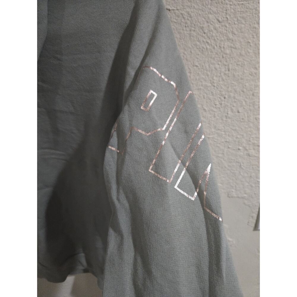 Victoria's Secret Hoodie with Rose Gold Sequins, Green, Size XS - Picture 7 of 7